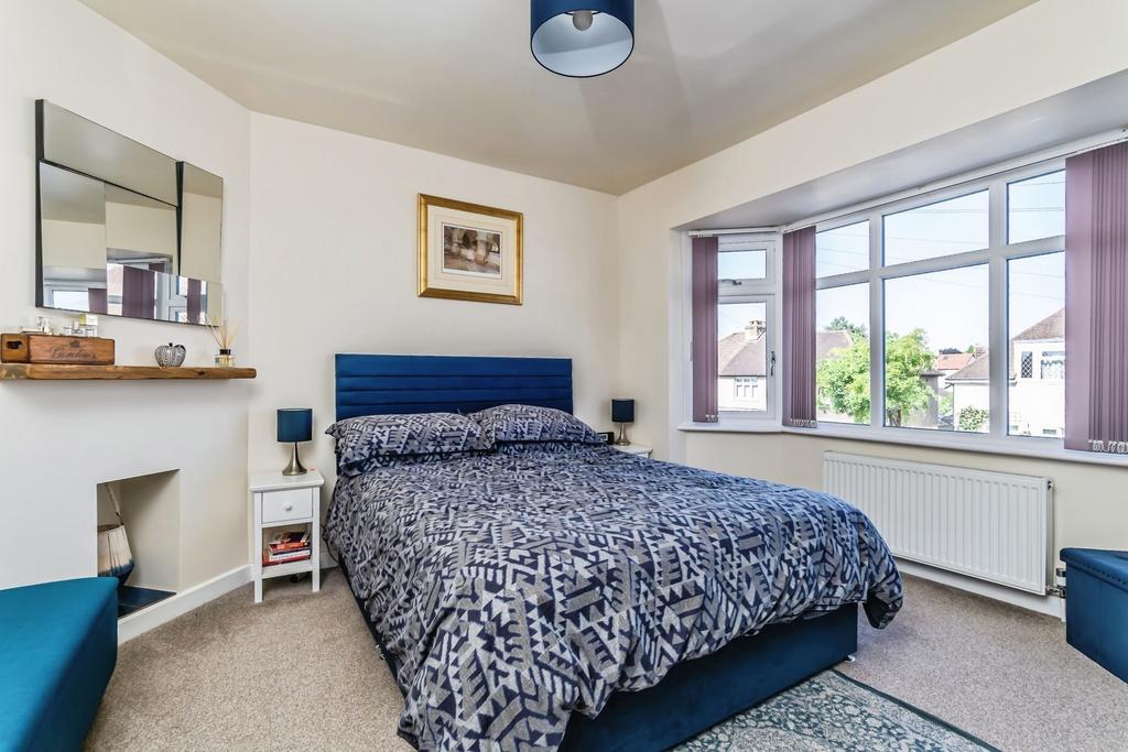 Bedroom, fireplace