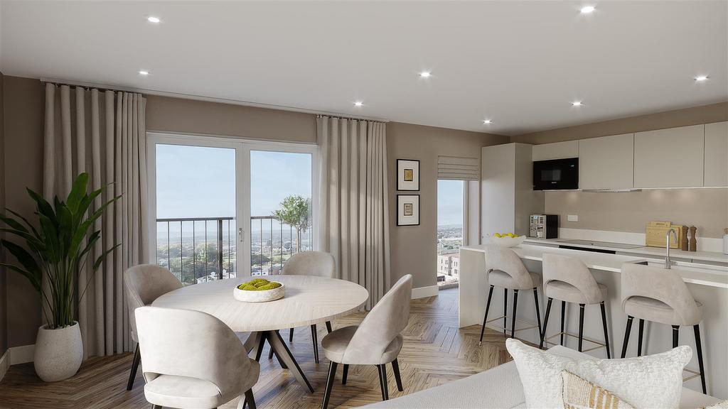 Open-plan living area, open plan living