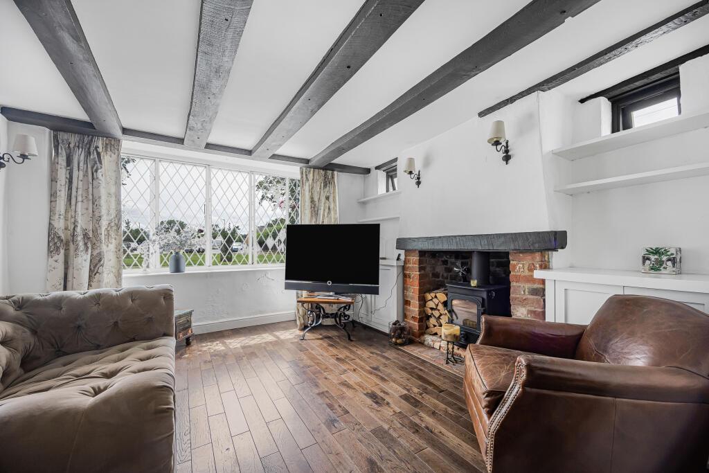 Living room, fireplace