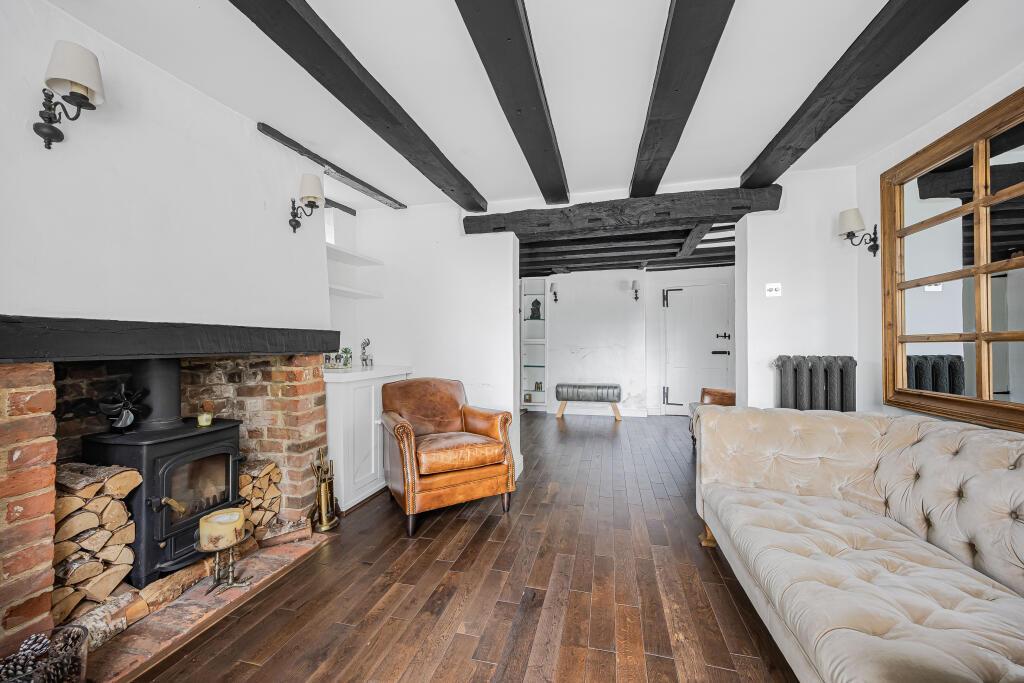 Living room, fireplace