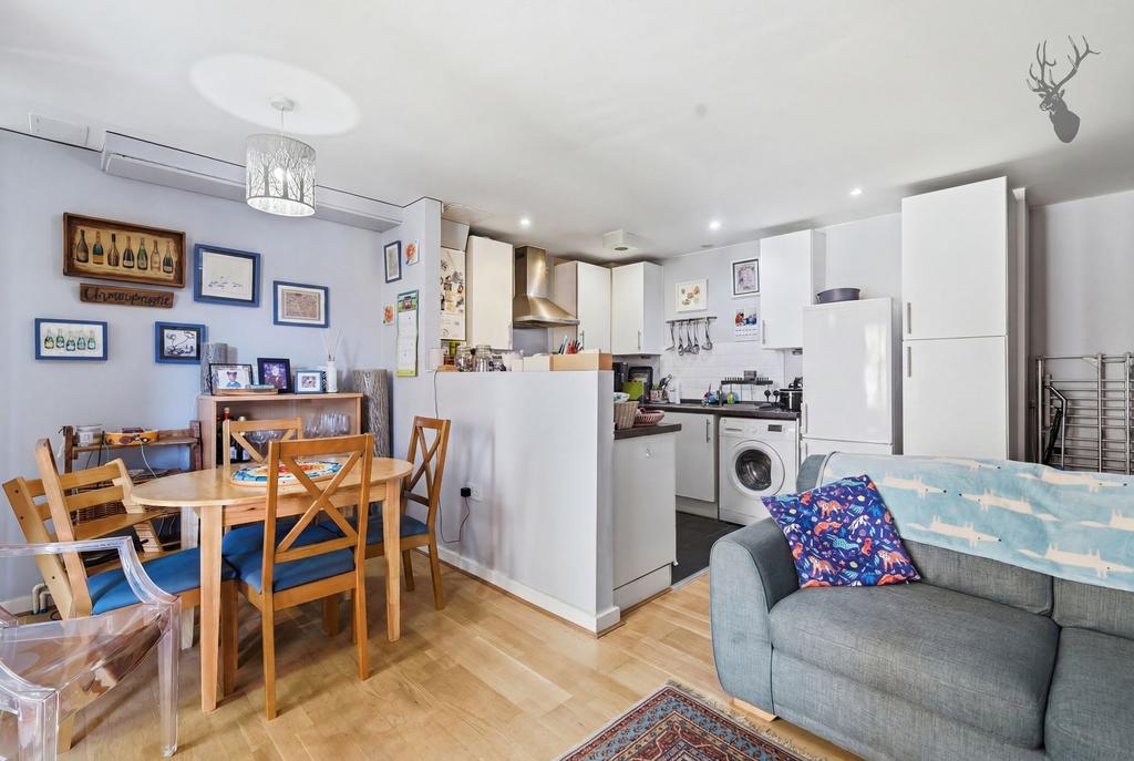 Open-plan living area, open plan living