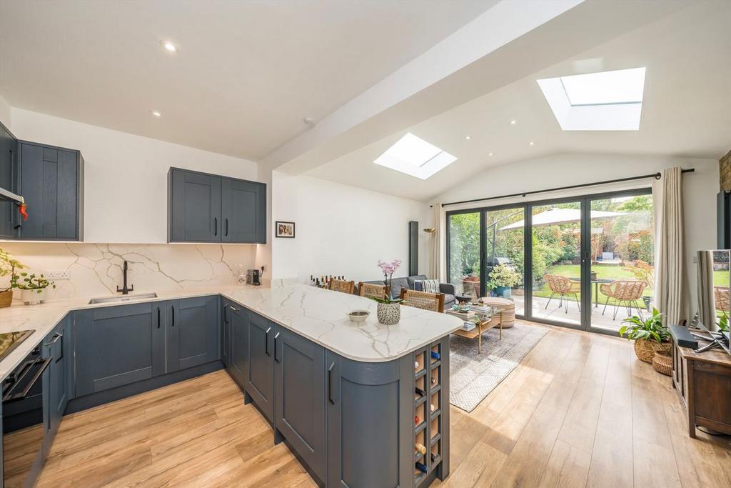 Open-plan living area, open plan living