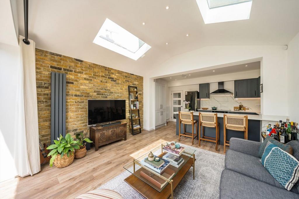 Open-plan living area, open plan living