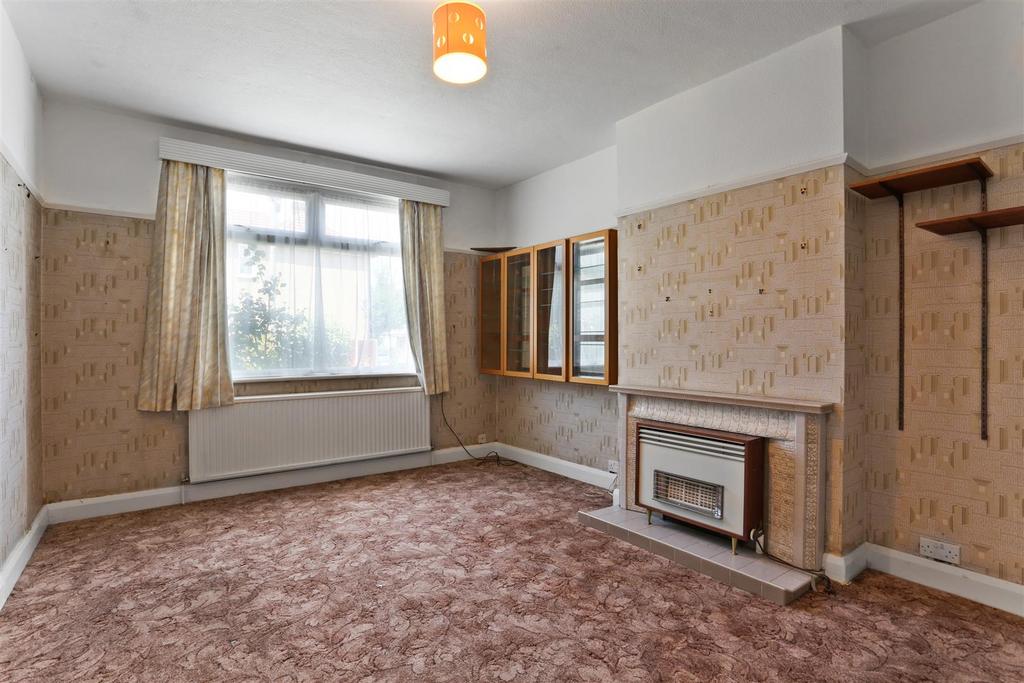 Living room, fireplace