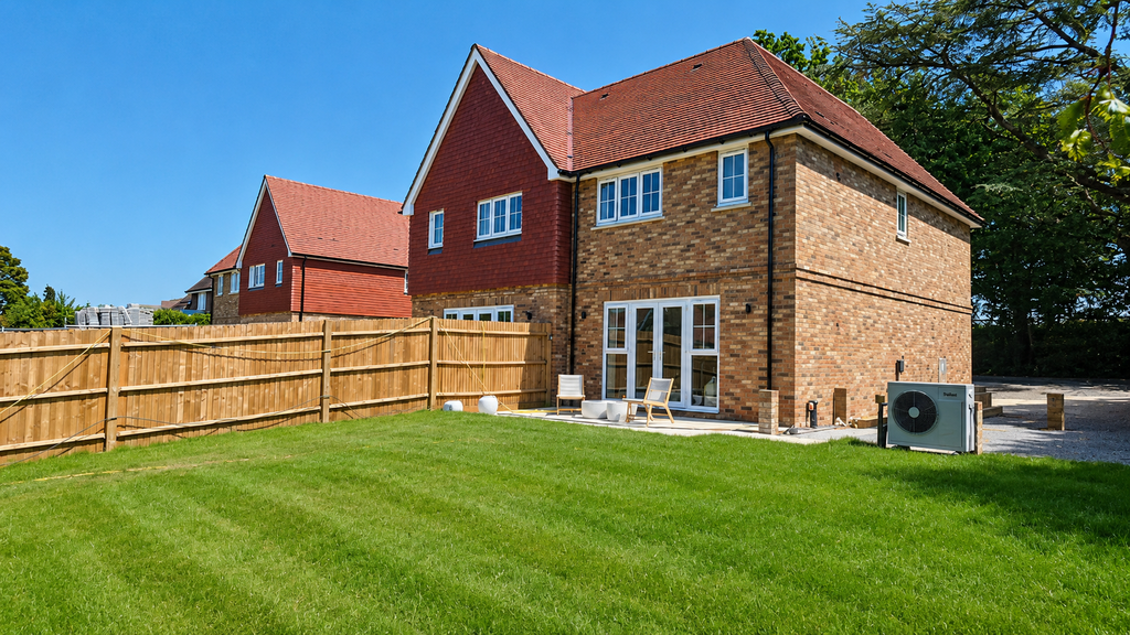 House exterior, garden