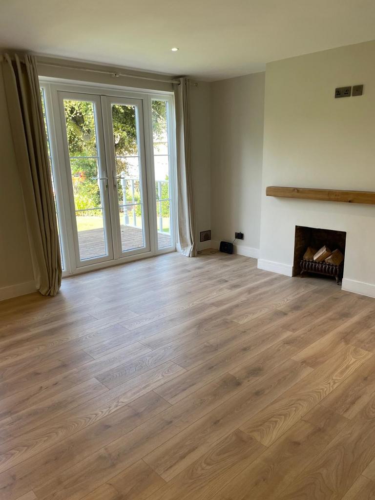 Living room, fireplace