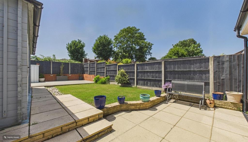 Patio view, garden