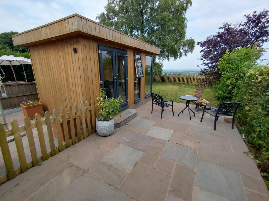 Garden view, out buildings