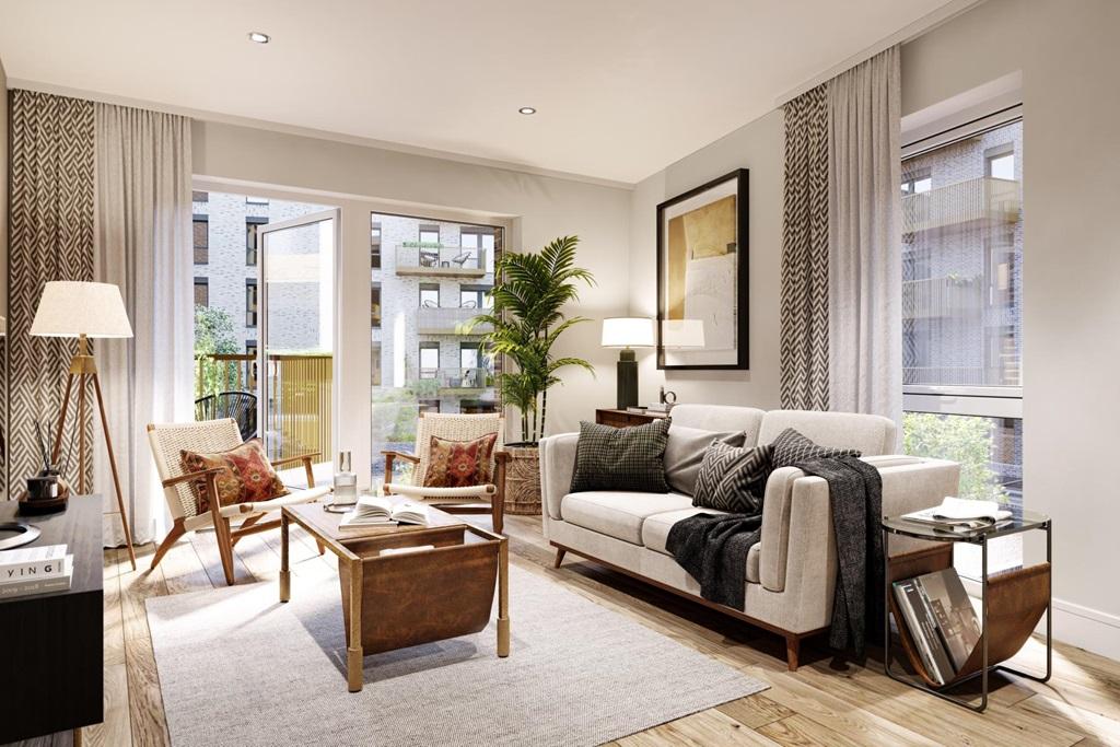 Large windows allow plenty of fresh air and...
