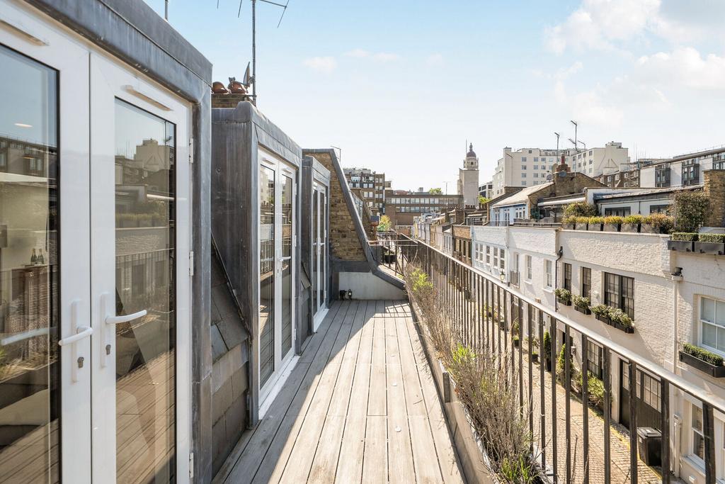 Roof terrace view, roof terrace