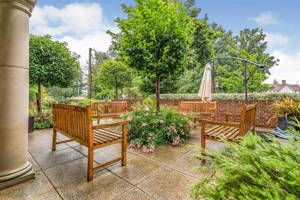 Patio view, garden