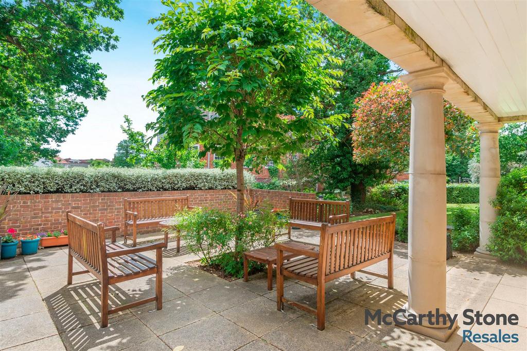 Patio view, garden