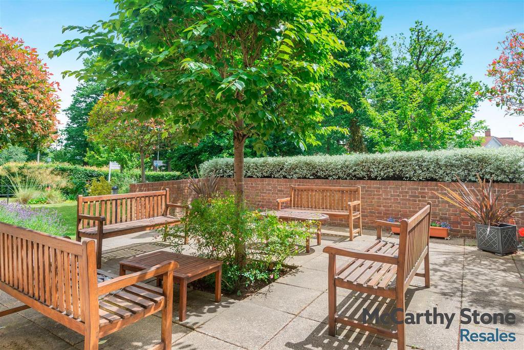Patio view, garden
