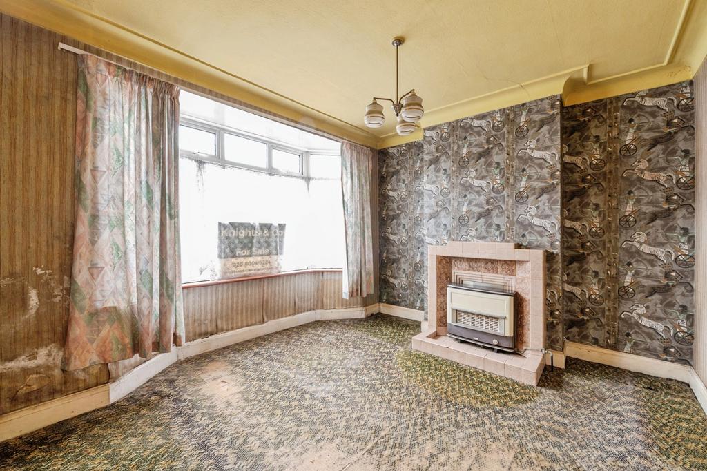 Reception room, fireplace