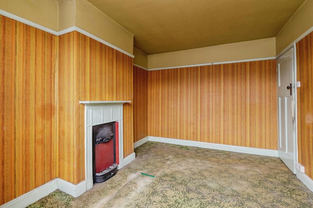Reception room, fireplace