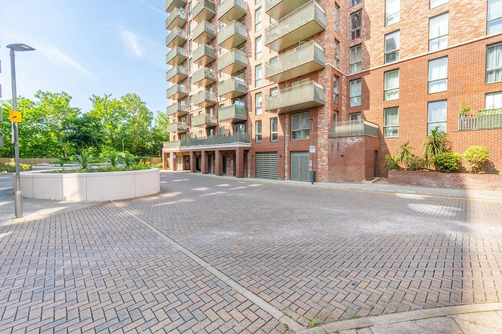Apartment building facade, block of apartments