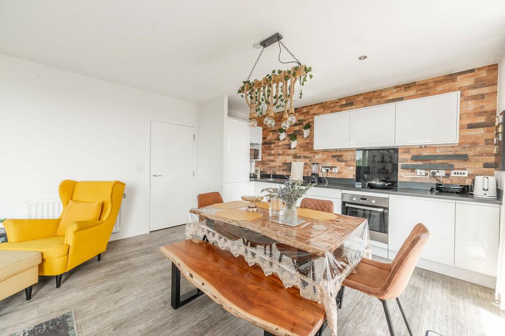 Open-plan living area, open plan living