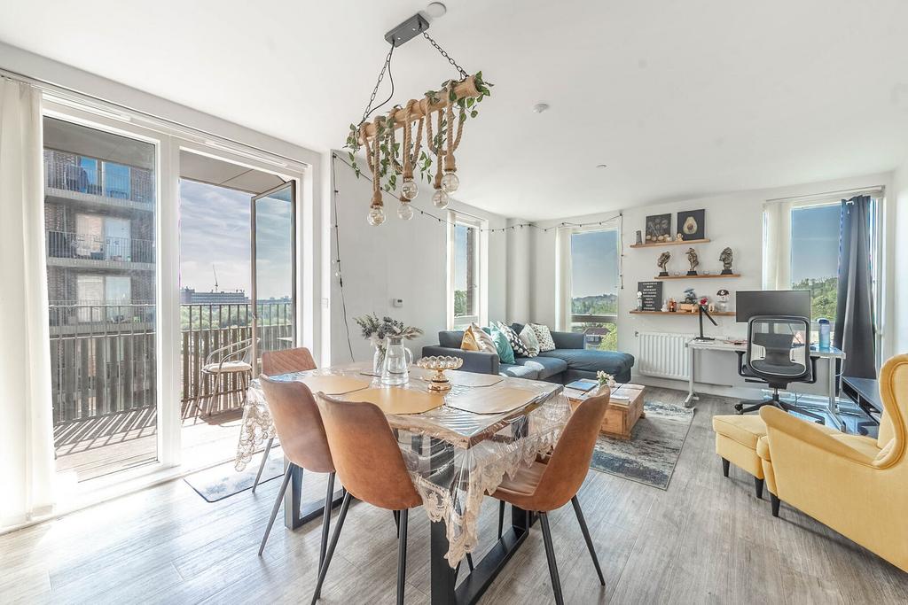Open-plan living area, open plan living