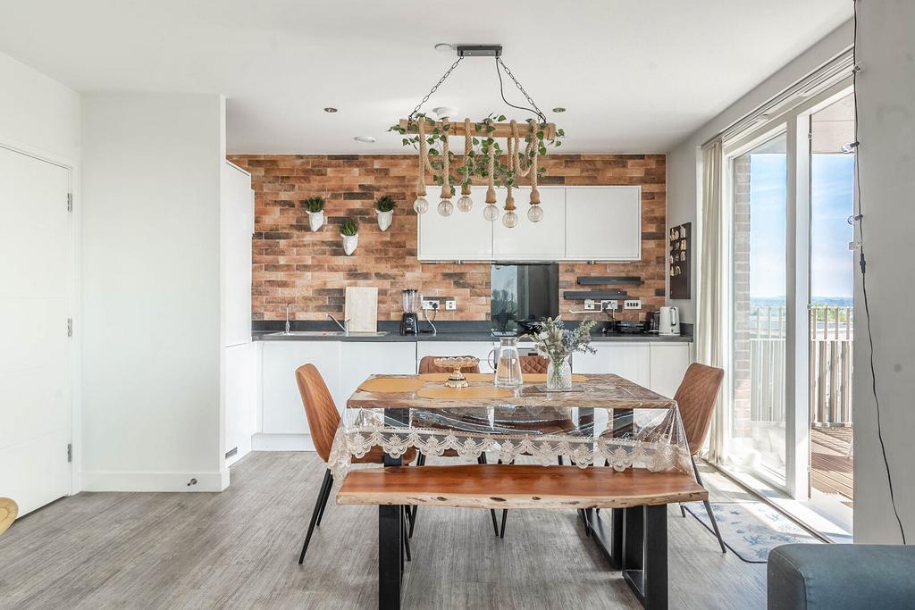 Open-plan living area, open plan living