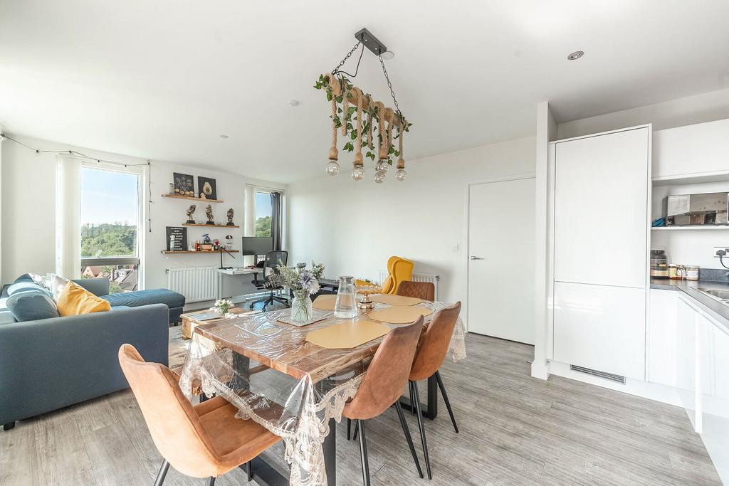 Open-plan living area, open plan living