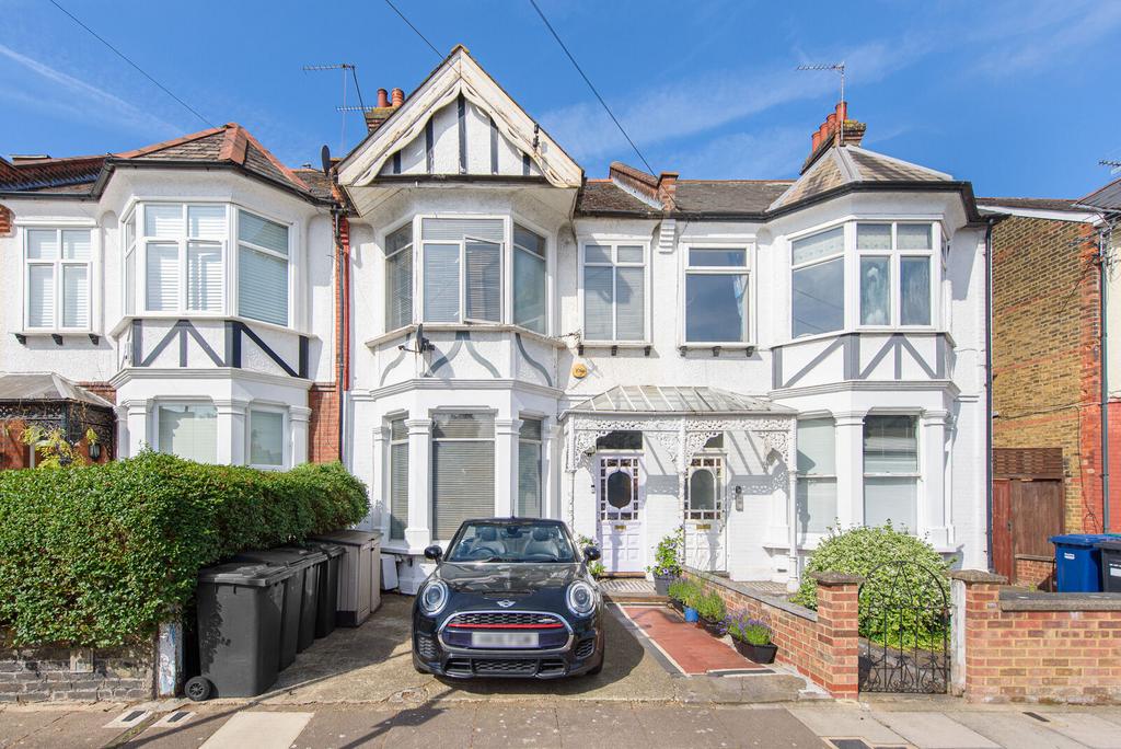 Semi-detached house exterior, driveway