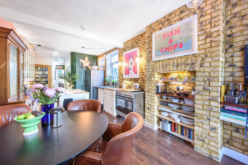 Open-plan living area, open plan living