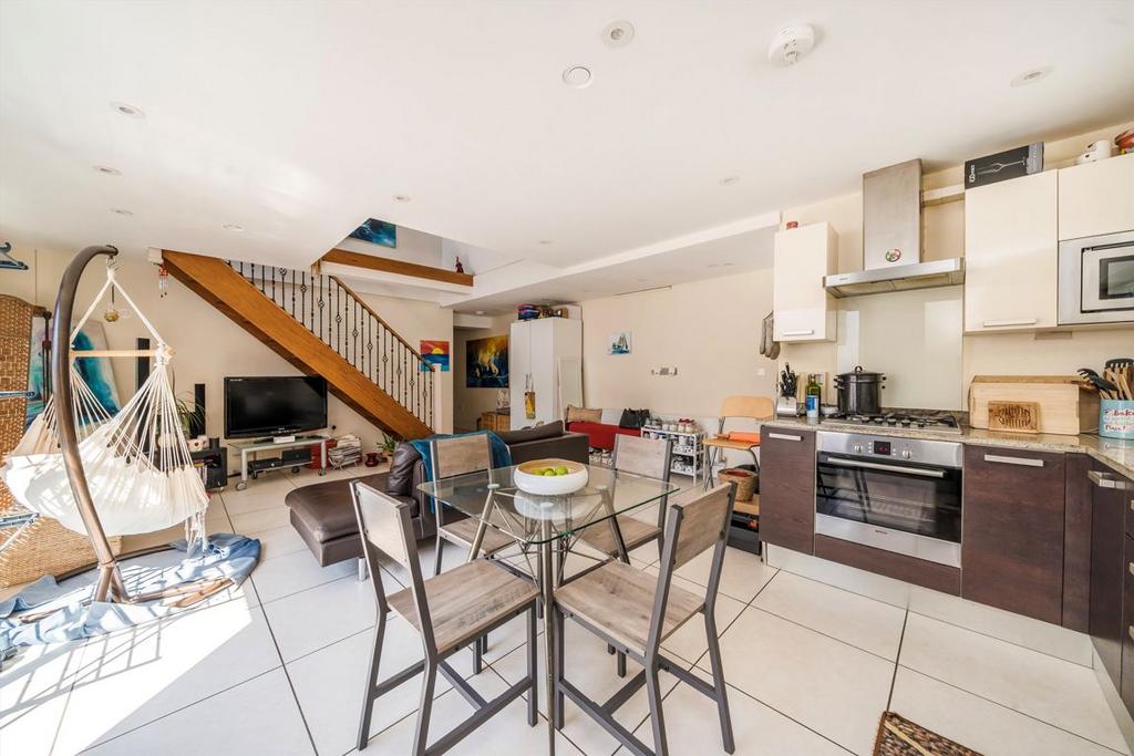 Open-plan living area, open plan living