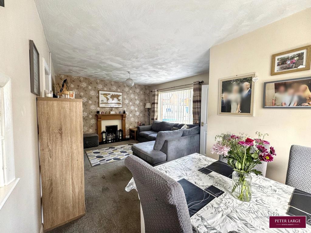 Open-plan living area, open plan living, fireplace