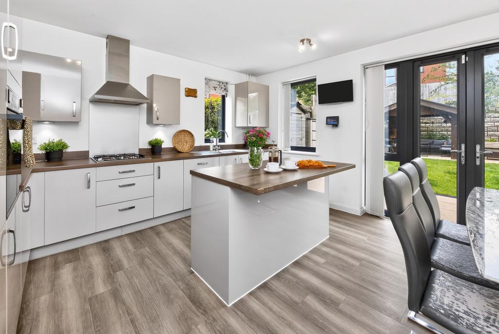 Kitchen, open plan living