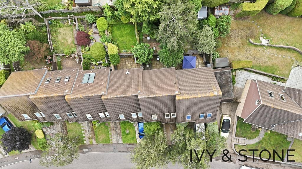 Aerial view, land