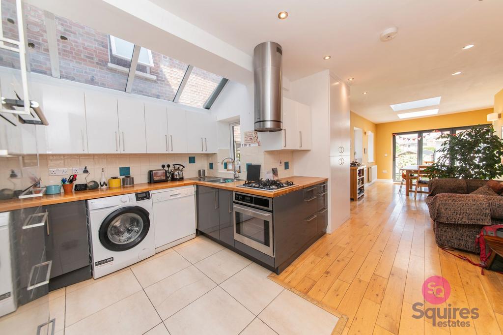 Open-plan living area, open plan living