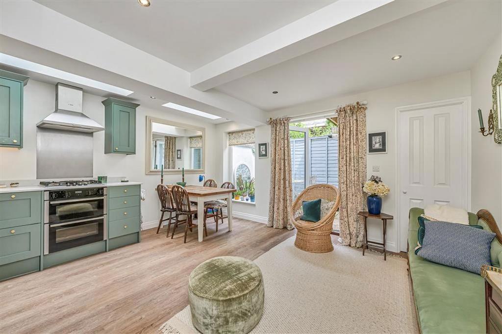 Open-plan living area, open plan living