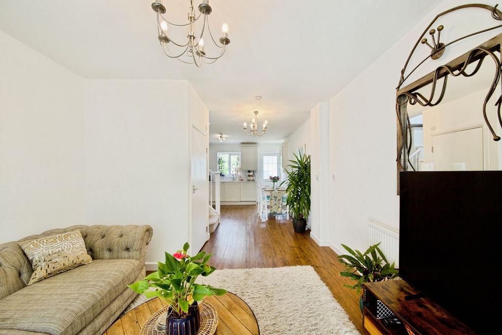 Open-plan living area, open plan living