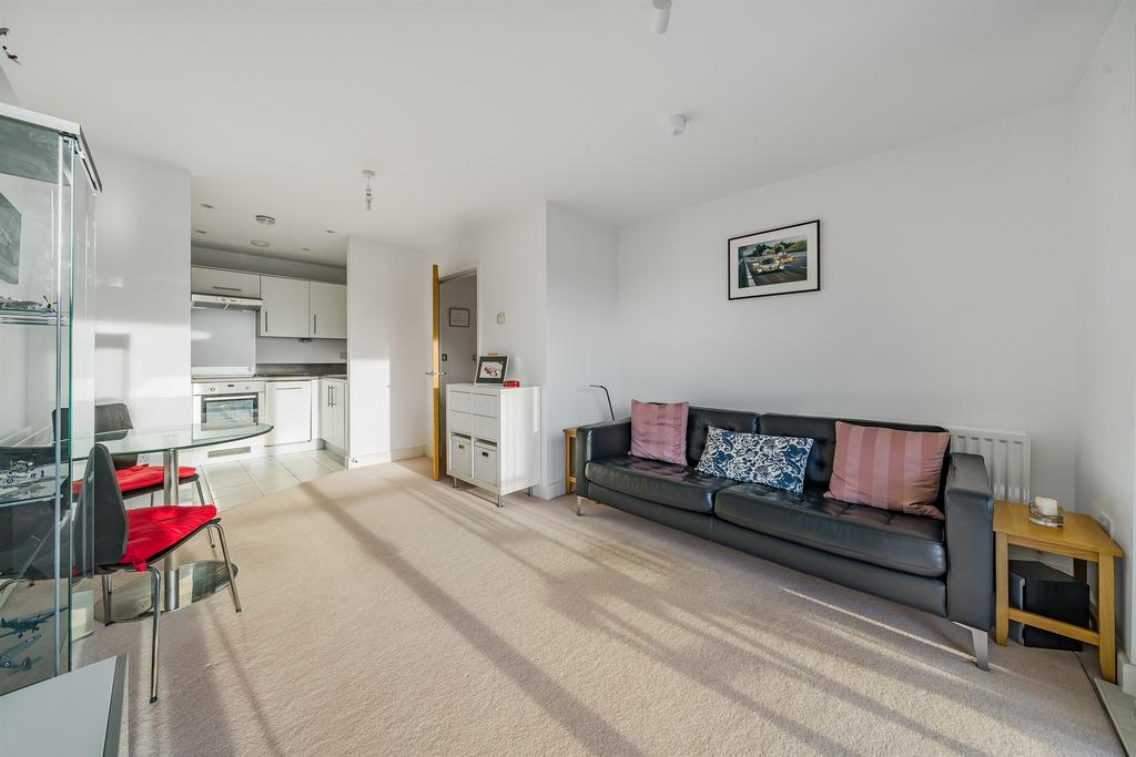 Open-plan living area, open plan living