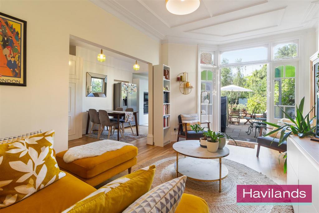 Open-plan living area, open plan living