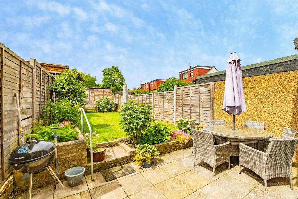 Patio view, garden