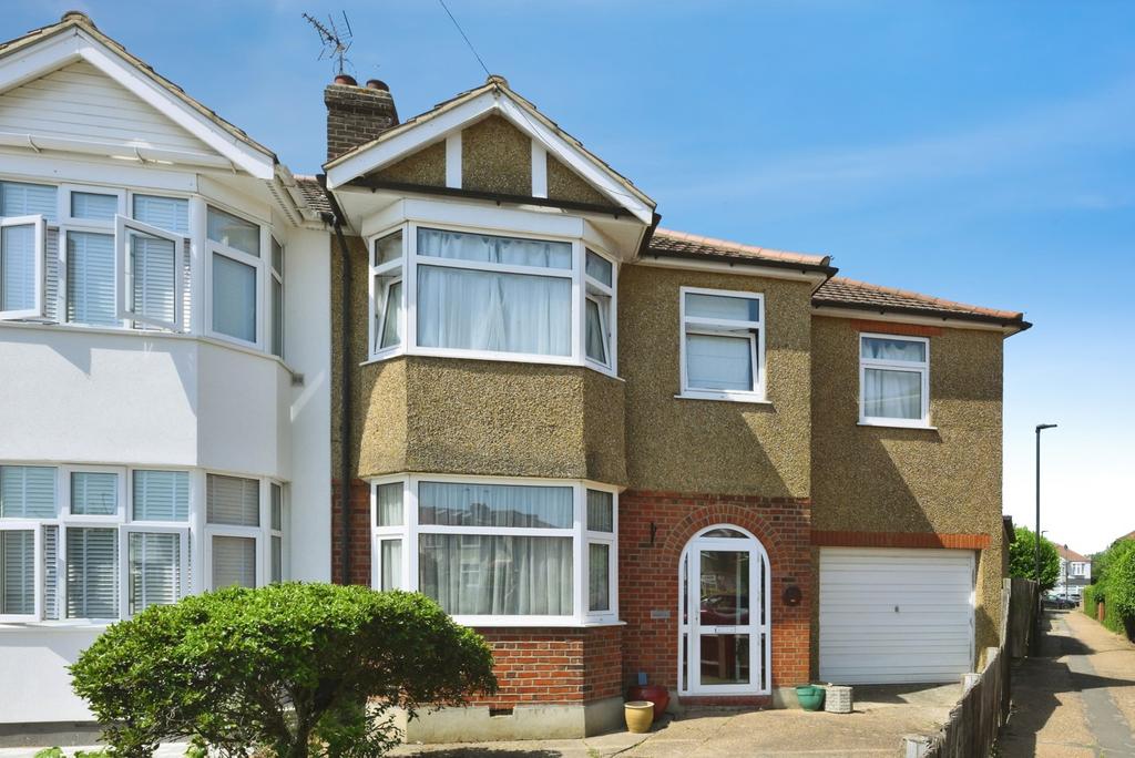 Semi-detached house exterior