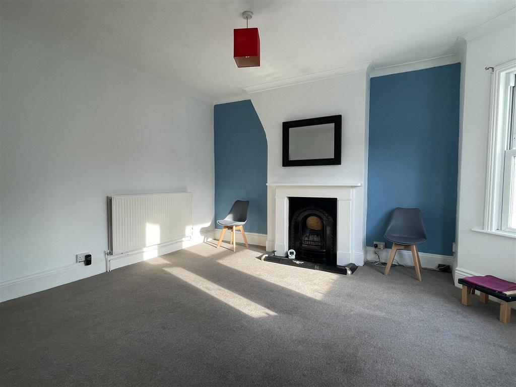 Living room, fireplace