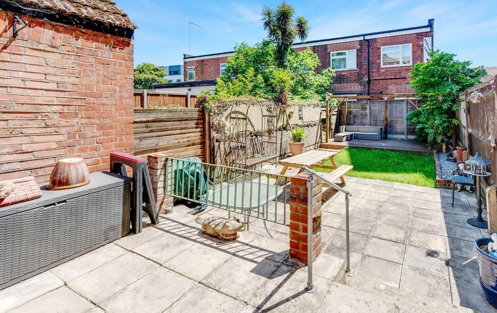 Patio view, garden