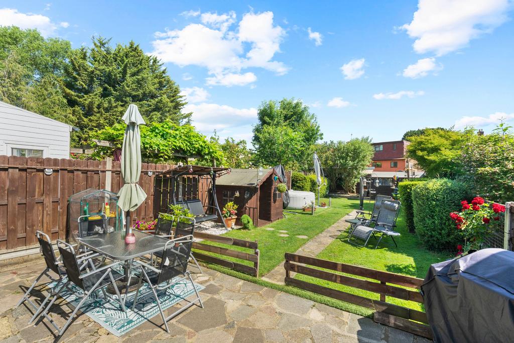 Patio view, garden