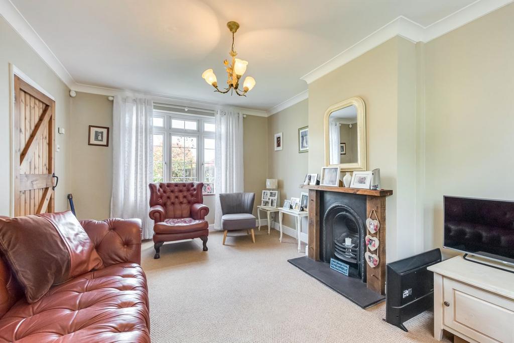 Living room, fireplace