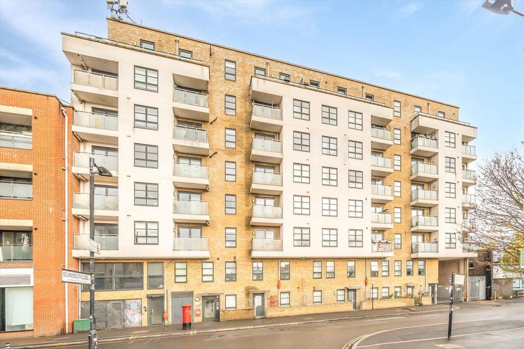 Apartment building facade, block of apartments