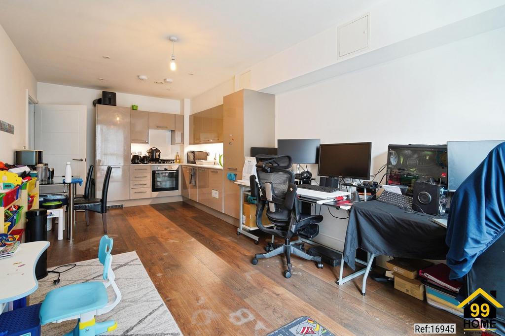 Open-plan living area, open plan living