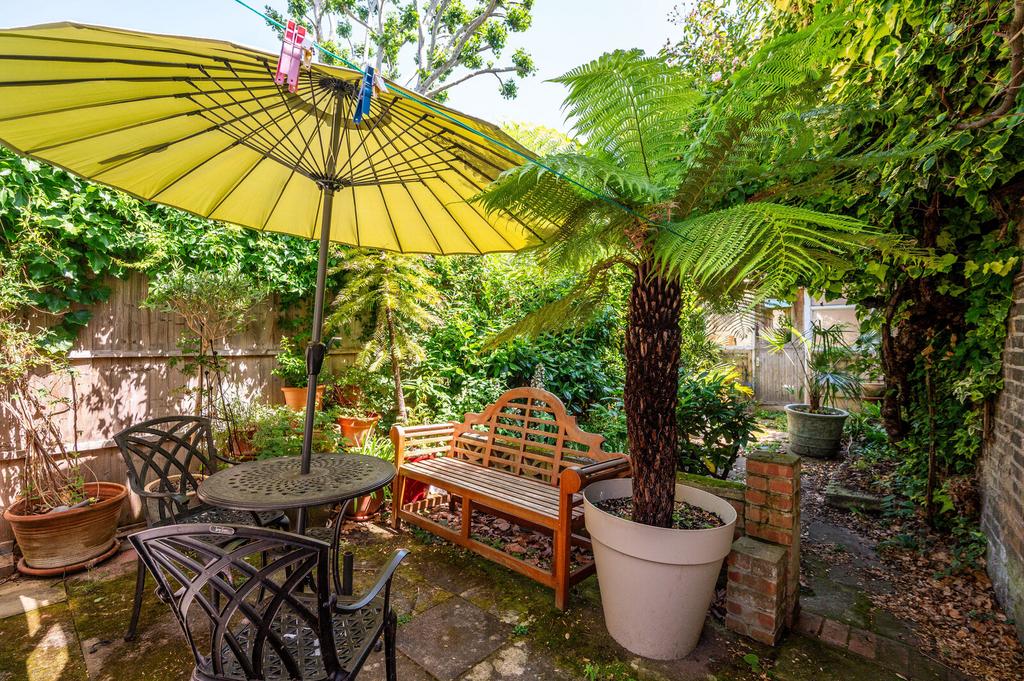 Patio view, garden