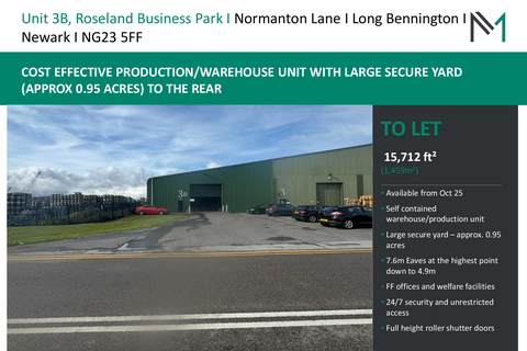 Warehouse to rent, Roseland Business Park Long Bennington NG23 5FF