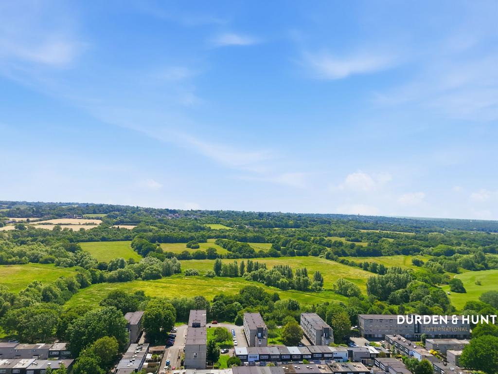 Aerial view, land
