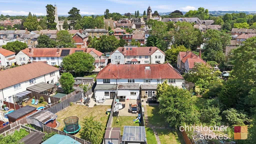 Aerial view, land