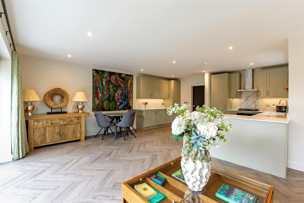 Open-plan living area, open plan living