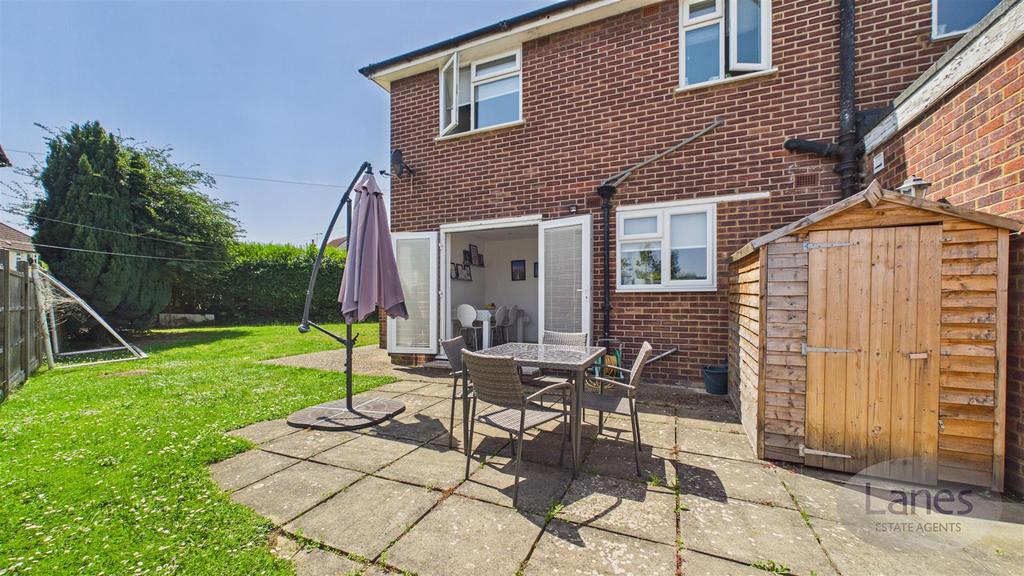Patio view, garden