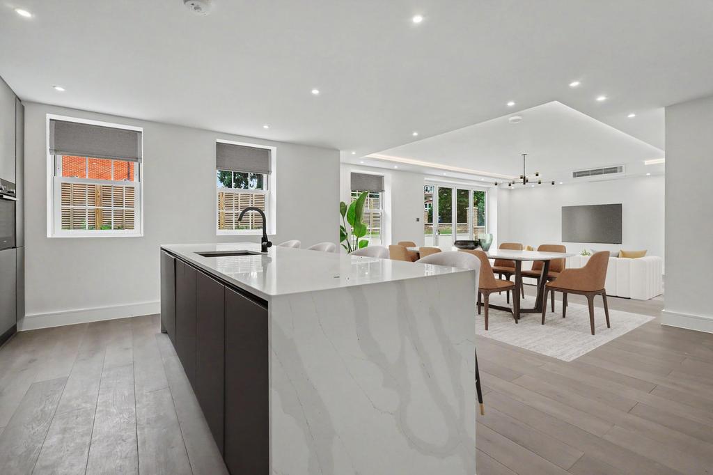 Open-plan living area
